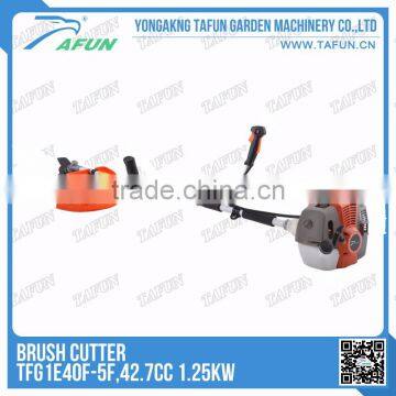 2 stroke gas powered grass cutting machine/gasoline mower