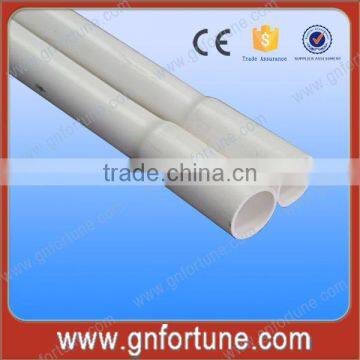 White Rigid Plastic PVC Electrical Conduits