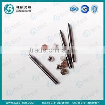 solid carbide waterjet nozzle and orifice for waterjet cutting tools