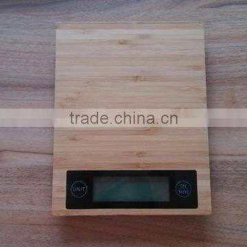 Bamboo Platform Kitchen Use Food Weighing Scale photo-2