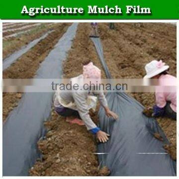 Polyethylene plastic mulching film for agriculture, lldpe plastic film for mulched soil, black mulch film for sale