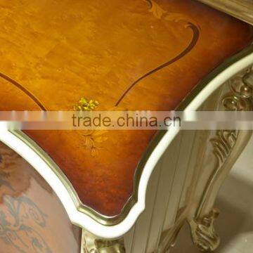 European Style TV Stand, Parquet Pattern Wooden TV Cabinet, Nice Carving Living Room TV Stand (BF01-ML048) photo-5