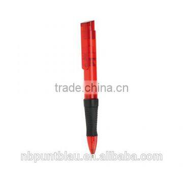 Ballpoint Pens in Plastic Case With Memo Stickers and Rubber Grip