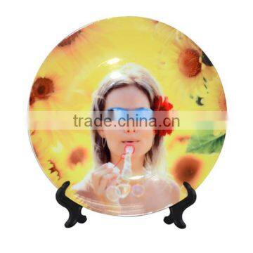 Personalized Christmas Ceramic Plates Sublimation 3D Blank Plate