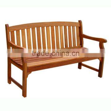 Park long chair outdoor carved double seat teak wood bench