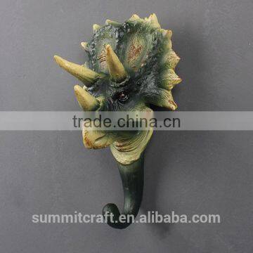 Life-like Resin Decorative Artificial Dragon Wall Mounted Cloth Hook photo-5