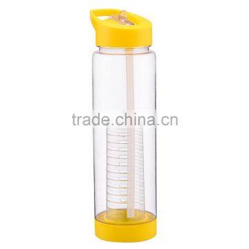 NO BPA Flip-top Leak Proof Infuser Fruit & Veggie Infusion Sports Water Bottle, 24 Oz photo-3