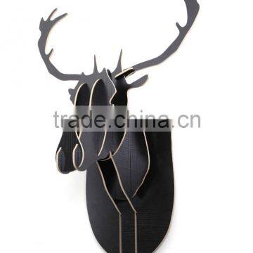 DIY 3D Cut Model Kit- Wooden Puzzle Kit for Educational &Wall Decor - Construct a Creative& Visual Model on Your Own Deer Head photo-5