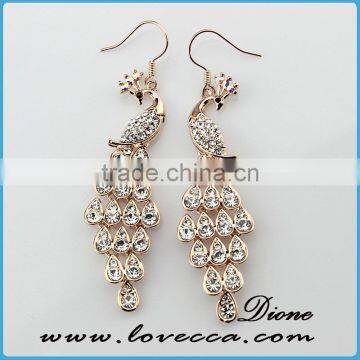 New Products wholesale vintage jewelry earring	,crystal lady earring for decor