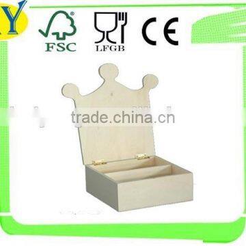personalized popular unfinished wooden cosmetic box