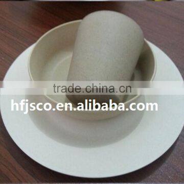 Biological Conventional High Quality Bamboo Fiber Dinner Set photo-4