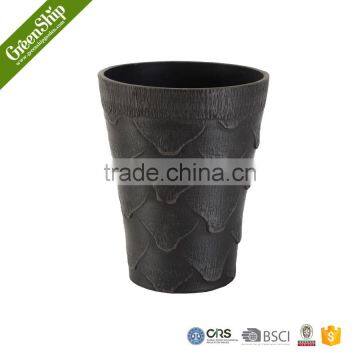 Unique Design Hydroponics Tall Round Decoration Flower Pot With Self Watering System