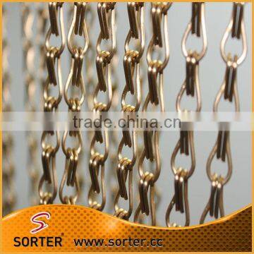 Anodised Aluminum Chain Link Strands Metal Curtain photo-2