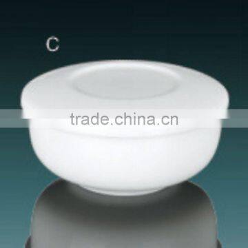 2014 Hot Sale White Ceramic Bowl With Lid