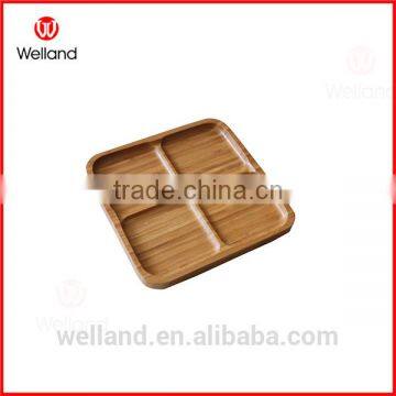 square bamboo plate