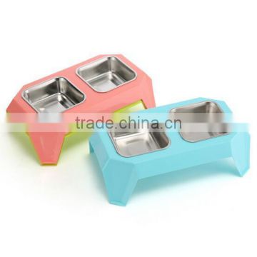 square shaped stainless steel bowls for dog