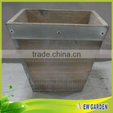 Different Shape Handicraft Wooden Large Decorative Floor Vases photo-2