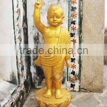 High Quality Home Decor Metal Crafts Bronze Baby Buddha Statue photo-2