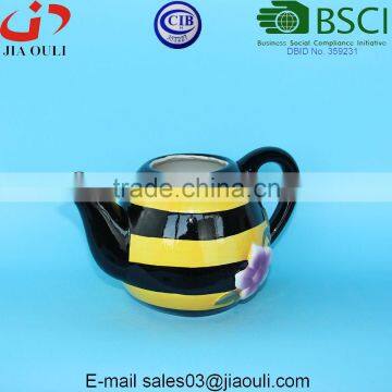 With Embossed Decorative Flower Ceramic Teapot for Flower Pots photo-5
