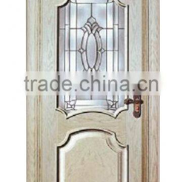 Elegant Noble Carved Solid Wood Entry Door for Residential House in American Style BF11-12191a photo-3