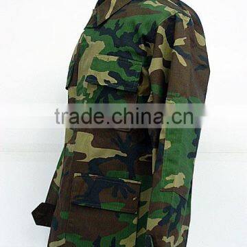 SWAT Airsoft Camo Woodland BDU Uniform Shirt Pants photo-3