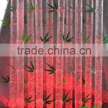 Water Bubble Pillar Led Water Tube Bamboo Acrylic Tube photo-3