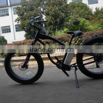 26" 7speed Fat Bike Electric Beach Cruiser Bicycle Snow Electric Bike photo-5