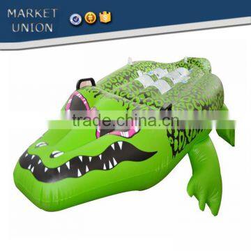 Kids Seabeach Toys Inflatable Crocodile Toys,animal Shape Air Mattress,inflatable Bouncer Outdoor Swimming Pool Summer Toys photo-2