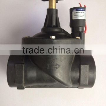 2'' inch plastic pilot-type electric pvc solenoid valve