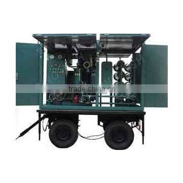 trailer transformer oil purifier can move long distance working in field