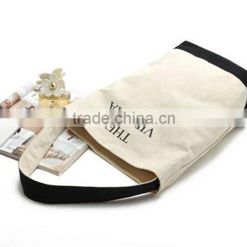 Promotional Cotton Canvas Large Capacity Shopping Tote Bag With Single Handle,Customized Silkscreen Printing Logo Tote Bag photo-4