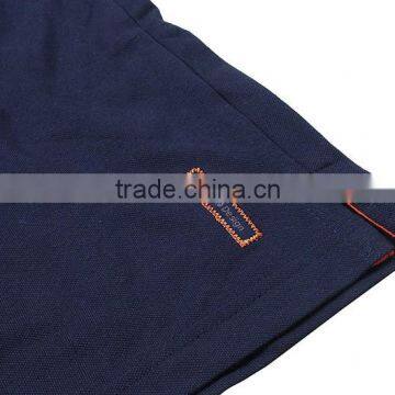 Latest Design Short Sleeves Embroidery Logo Turn-down 150gsm Custom Cotton Uniform Polo Shirt photo-3