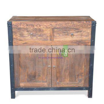 Buffet Industrial Style For Living Room With Mango Wood Antique photo-3