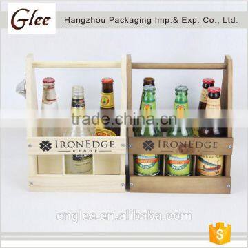 Customize wooden crate for beer