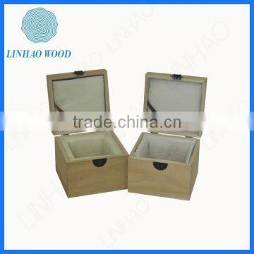 Wood packaging box/Wooden boxes for sale/Unfinished wooden box