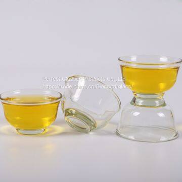 Mini Glass Cup for Coffee and Tea Kungfu Tea Cup Glass Wine Cup Wholesale Glass Cup for Resturant and Hotel photo-2