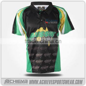 full dye sublimation racing jerseys 100% polyester causal T shirts gym cricket jerseys