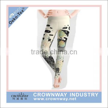 wholesale women fitness wear sublimation leggings