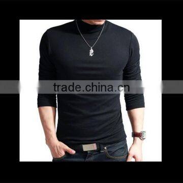 Latest Fashion Long Top Design Turtleneck Wholesale T-shirts Hight Quality Products