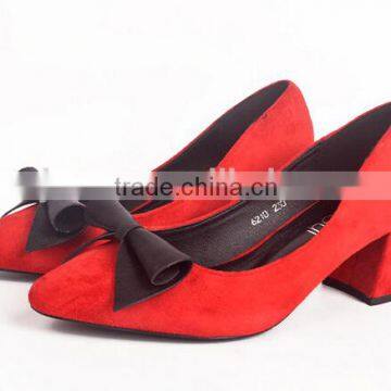 GZY Classics PU Heel Ladies Working Dress Women Shoes 1 Pair photo-2
