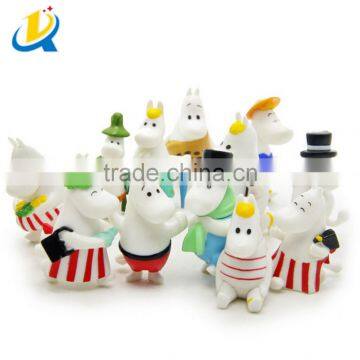 high quality Moomin figure toy mini landscape plants