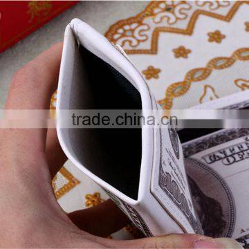Funny Banknotes Shaped Free Sample Recyclable Durable PU Wallet photo-5