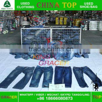 Ireland Style Jeans Pent Men Second Hand Export Clothes In Bales For China