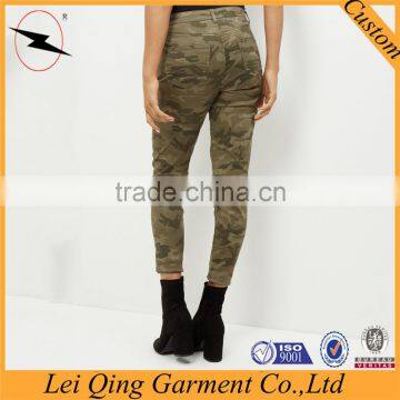Sexy Fashion Women Tight Pants Elastic Trousers Camo photo-3