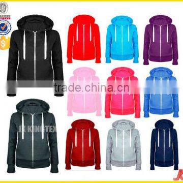 wholesale bulk hoodies, hoodies women , eight color option high quality zipper-up hoodies