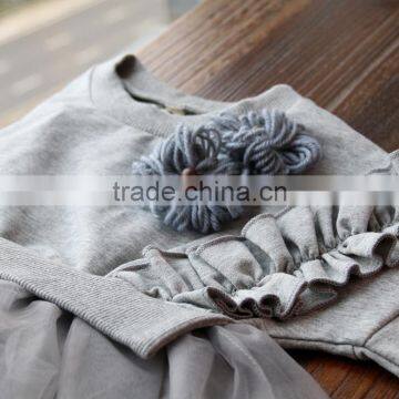 Childrens Boutique Clothing Winterfall 2016 Flower Girl Tutu Dress Baby Frock Design Pictures photo-2