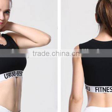 2017 New OEM Customized Your Own Brand Logo Elastic Band Lace Bralettes 95%Cotton 5%Spandex Sexy Sport Bikini Bra Crop Top photo-5