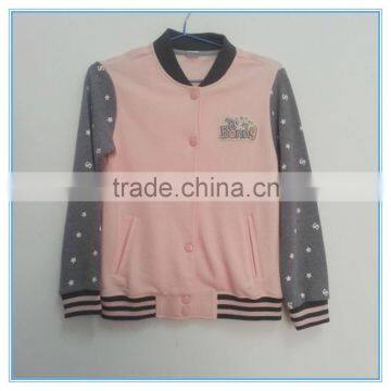 Wholesale children girls baseball jackets girls long sleeve clothes sports jackets