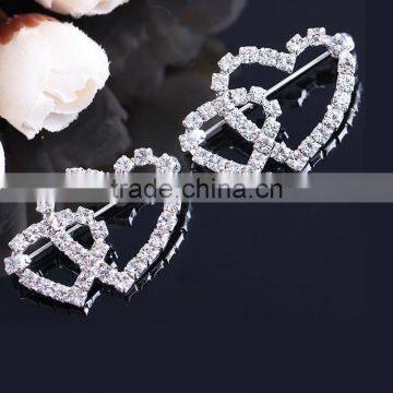 Muti-Tool Rhinestones Buckles With Foldover Elastic for Shoes Hair Ties Headband Decoration - Napkin Buckle photo-4