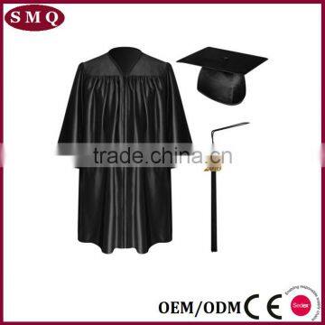 Black Children Graduation Gown And Caps